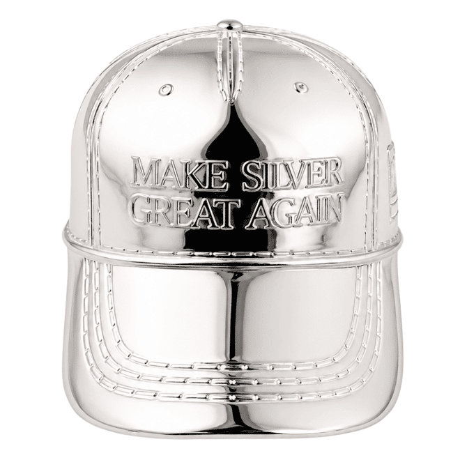 2 oz Make Silver Great Again Cap Shaped Silver .999 Fine