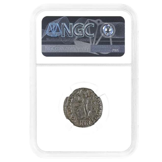 308-324 AD Roman Empire Licinius I BI Nummus Coin NGC Ch AU