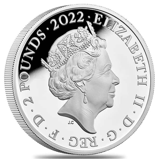 2022 Great Britain 1 oz The Rolling Stones Proof Silver Coin .999 Fine (w/Box & COA)