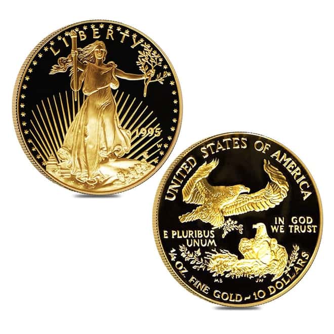 1995 W Proof Gold / Silver American Eagle NGC PF 69 UC 5-Coin Set (w/Box & COA)
