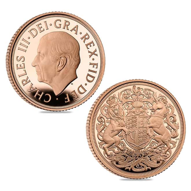 2022 UK Proof Gold Sovereign 5-Coin Set - Queen Elizabeth II Memorial (w/Box & COA)