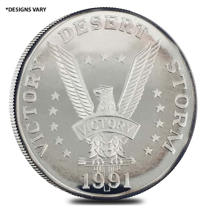 2 oz Silver Generic Rounds .999 Fine