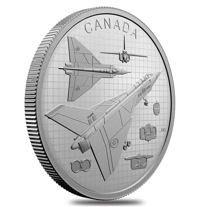 2021 Canada 1 oz The Avro Arrow Proof Silver Coin .9999 Fine (w/Box & COA)