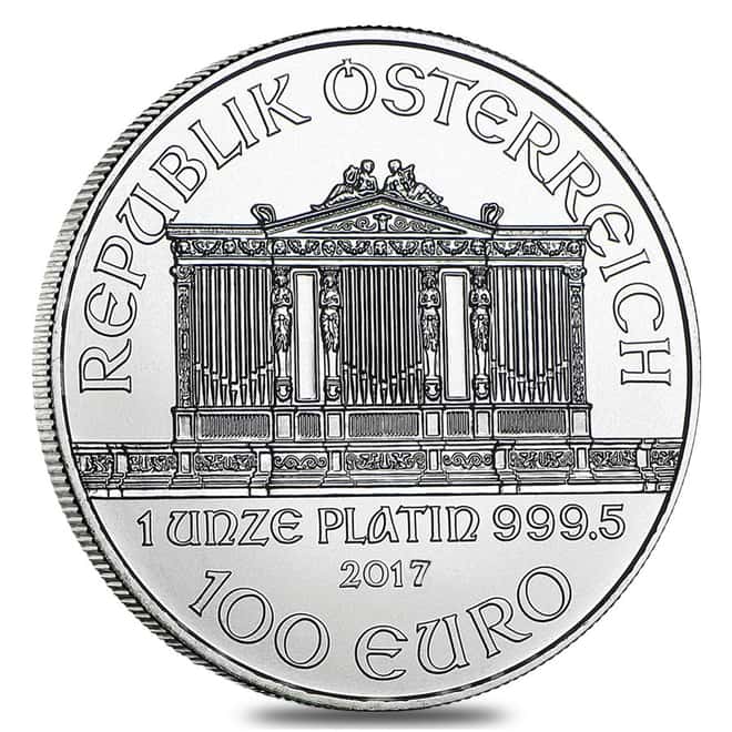 2017 1 oz Austrian Platinum Philharmonic Coin BU