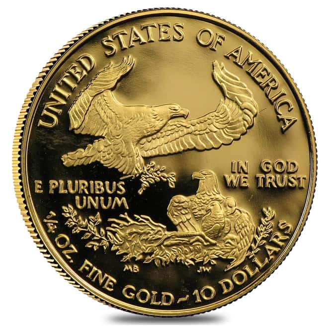 1996 $10 Proof 1/4 Oz. American Eagle Gold Bullion Coin