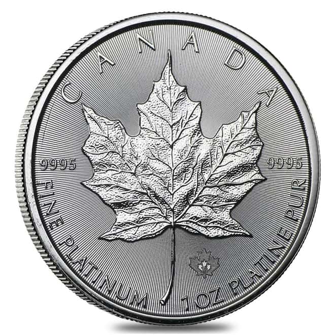 2015 1 oz Platinum Canadian Maple Leaf Coin (BU)