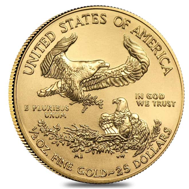 2017 1/2 oz Gold American Eagle PCGS MS 69 First Strike