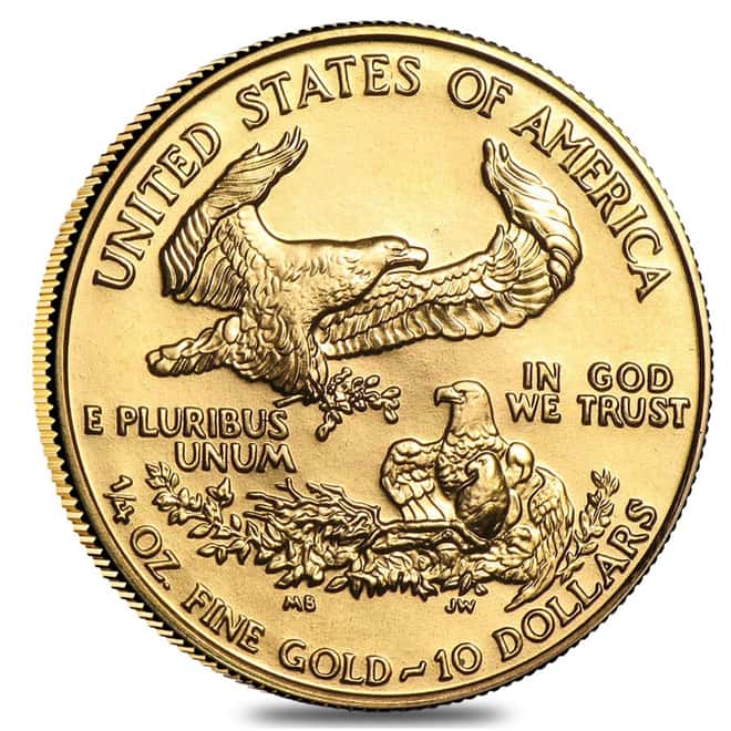 1986 1/4 oz Gold American Eagle BU (MCMLXXXVI)