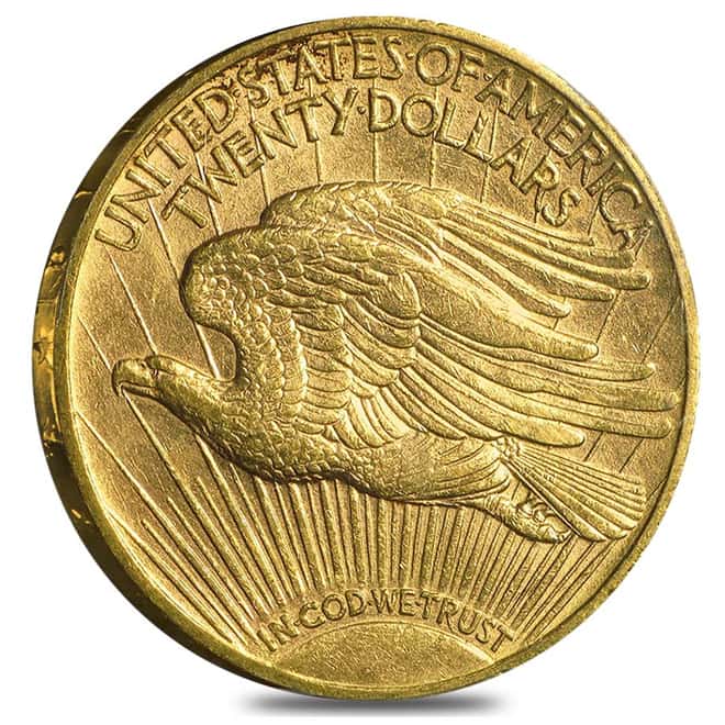 $20 Gold Double Eagle Saint Gaudens - Brilliant Uncirculated BU (Random Year)