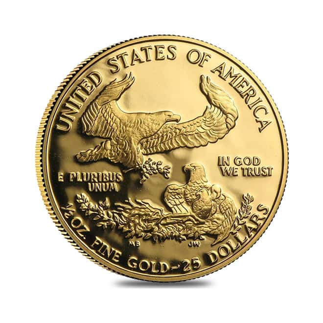 1992-P 1/2 oz Proof Gold American Eagle (w/Box & COA)