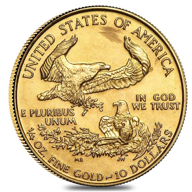 1993 1/4 oz Gold American Eagle (Abrasions)