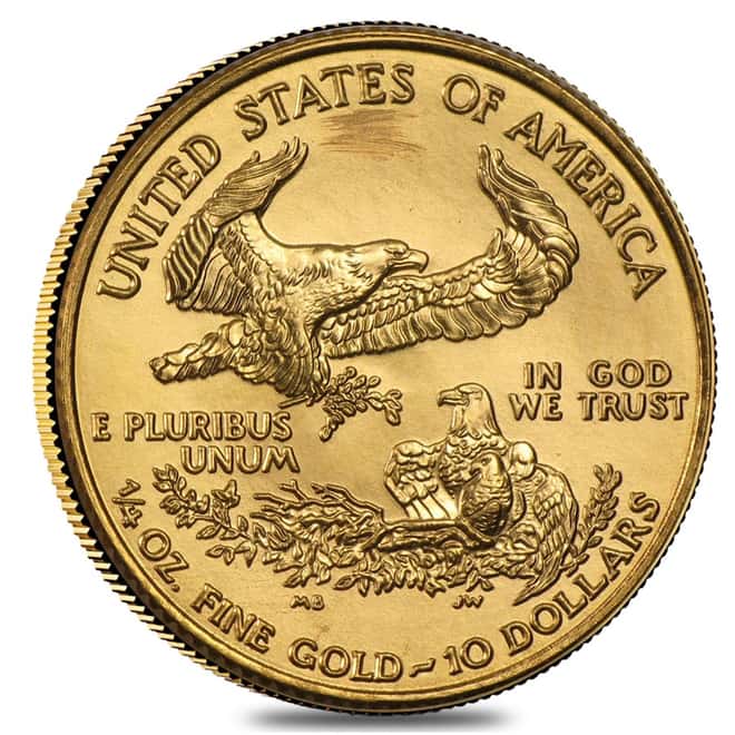 1995 1/4 oz Gold American Eagle $10 Coin (Abrasions)