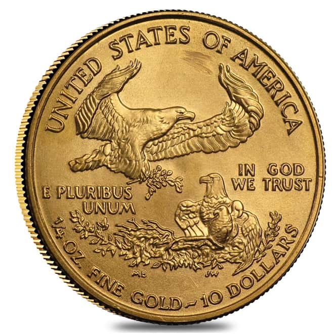 2002 1/4 oz Gold American Eagle (Abrasions)