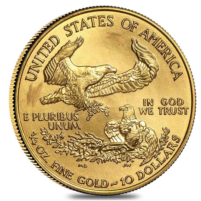 1996 1/4 oz Gold American Eagle (Abrasions)