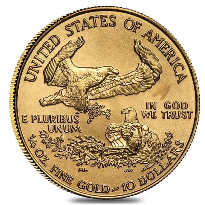 1997 1/4 oz Gold American Eagle (Abrasions)