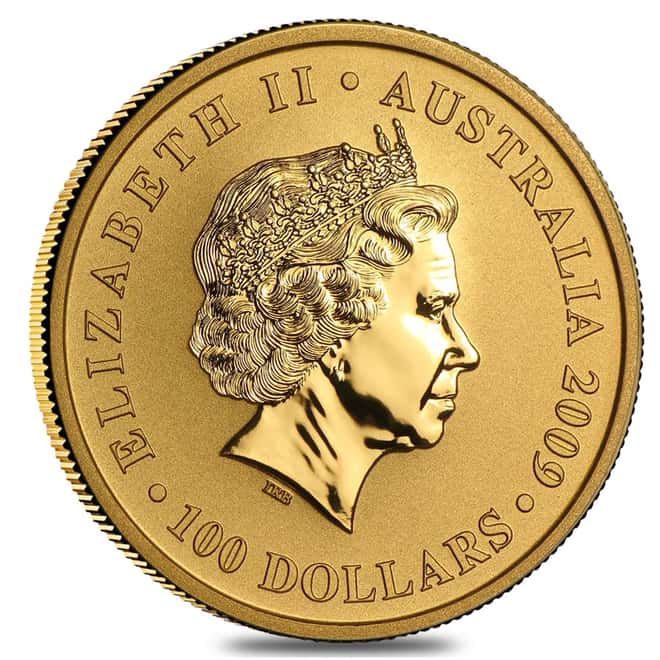 2009 1 oz Australian Gold Kangaroo BU (In Capsule)
