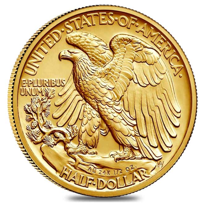 2016 1/2 oz Walking Liberty Half Dollar Centennial Gold Coin PCGS SP 69 First Strike