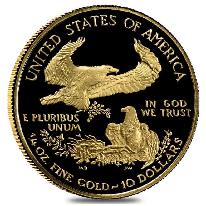  2008-W 1/4 oz $10 Proof Gold American Eagle (w/Box & COA)