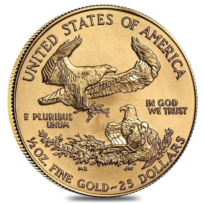 1997 1/2 oz Gold American Eagle $25 Coin