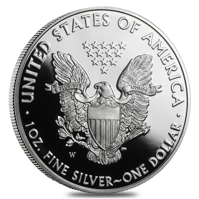 2008-W 1 oz Proof Silver American Eagle (w/Box & COA)