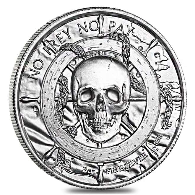 2 oz Privateer Series - The Plank Ultra High Relief Silver Round
