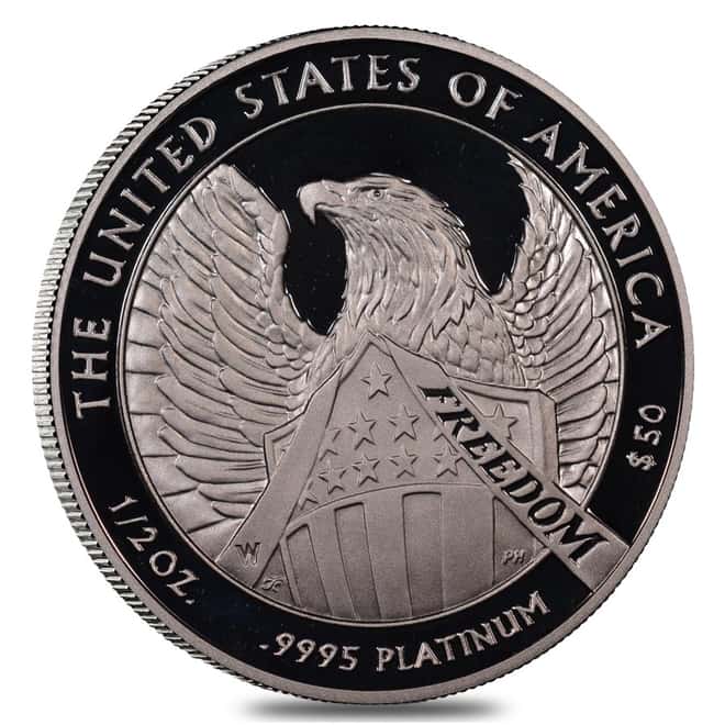 2007-W 1/2 oz $50 2-Coin Proof Platinum Eagle Set (10th Anniversary w/Box & COA)