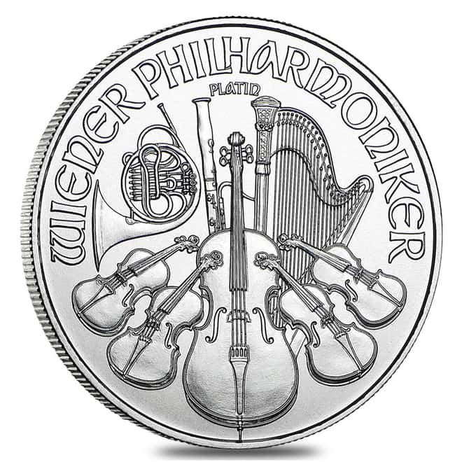 2017 1 oz Austrian Platinum Philharmonic Coin BU
