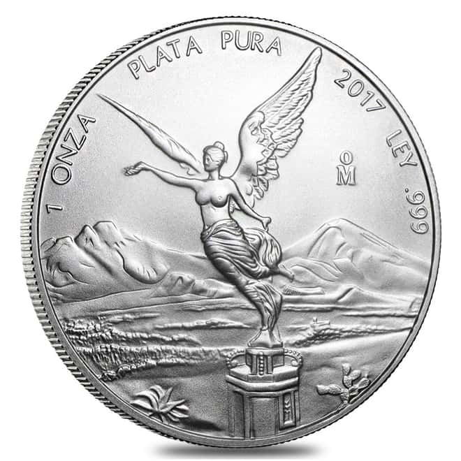 2017 1 oz Mexican Silver Libertad Coin .999 