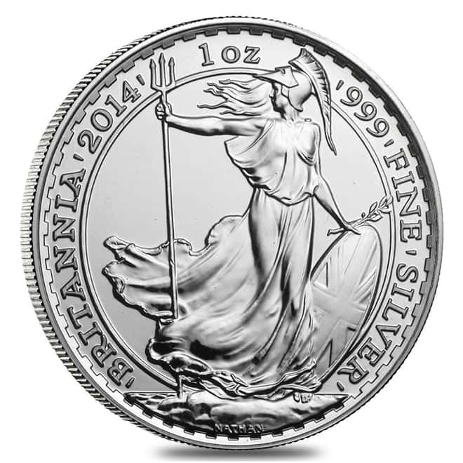 2014 1 oz Silver Great Britain Britannia BU