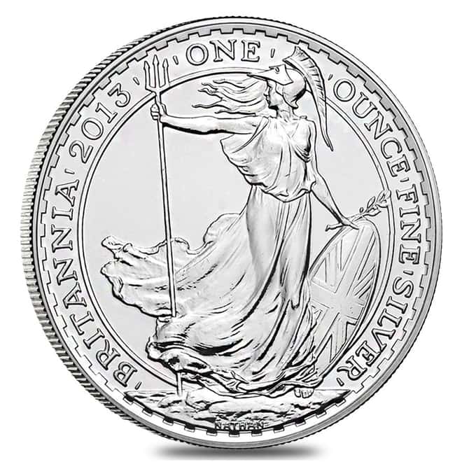 2013 1 oz Silver Britannia Coin
