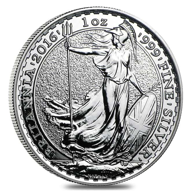 2016 Great Britain 1 oz Silver Britannia Coin BU