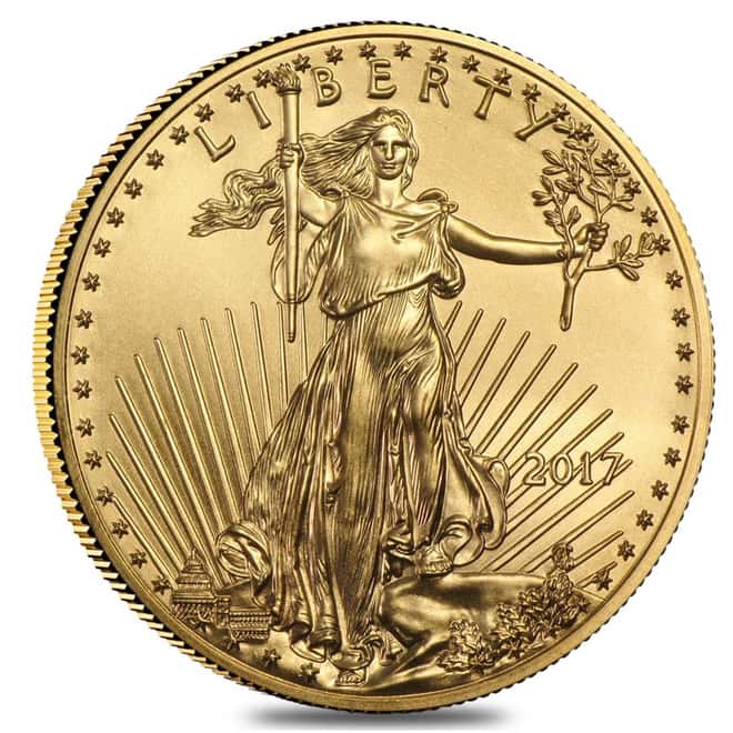 2017 1 oz Gold American Eagle PCGS MS 70 First Strike - West Point
