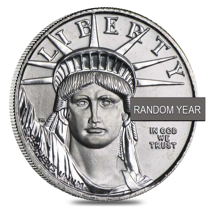 1/10 oz Platinum American Eagle (Random Year)