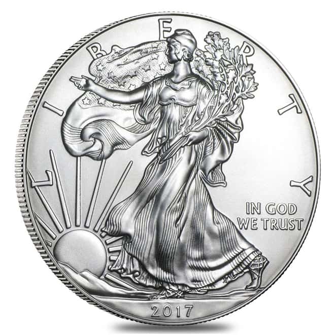 Roll of 20 - 2017 1 oz Silver American Eagle $1 Coin PCGS MS 69 First Strike (Flag Label)