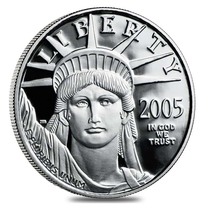 2005 W 1/4 oz $25 Platinum American Eagle Proof Coin NGC PF 70 UCAM