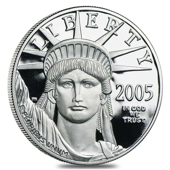 2005 W 1 oz $100 Platinum American Eagle Proof Coin NGC PF 70 UCAM