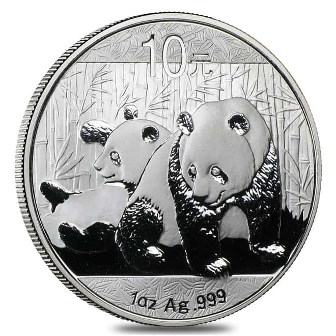2010 1 oz Chinese Silver Panda BU (In Cap)