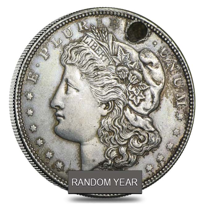 1878-1935 Silver Morgan/Peace Dollar Below Cull (Random Year)
