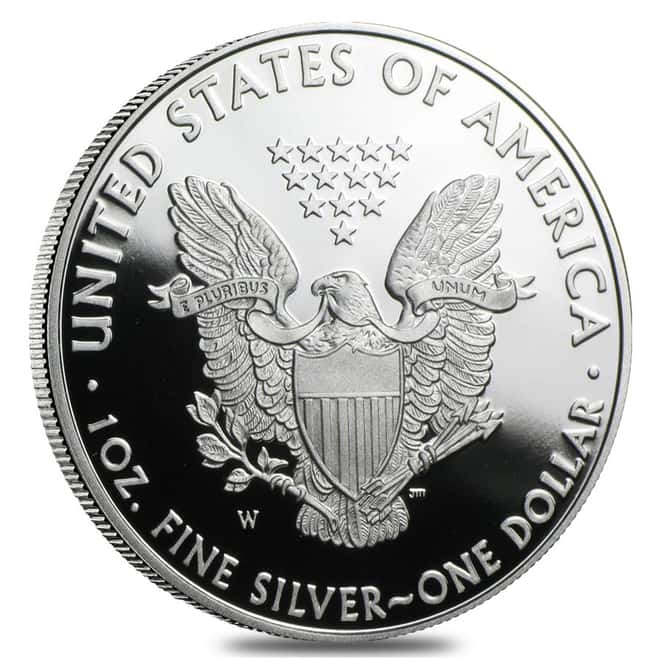 2010-W 1 oz Proof Silver American Eagle (w/Box & COA)