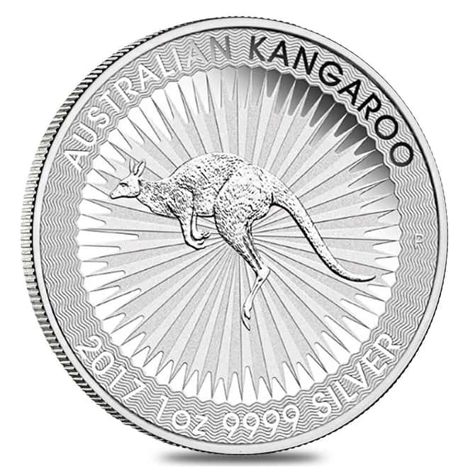 2017 1 oz Australian Silver Kangaroo Perth Mint Coin .9999 Fine BU