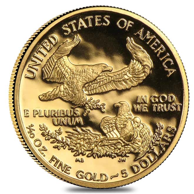 1994-W 1/10 oz $5 Proof Gold American Eagle (w/Box & COA) 