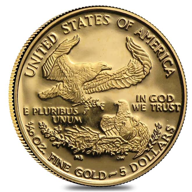 1995-W 1/10 oz $5 Proof Gold American Eagle (w/Box & COA)