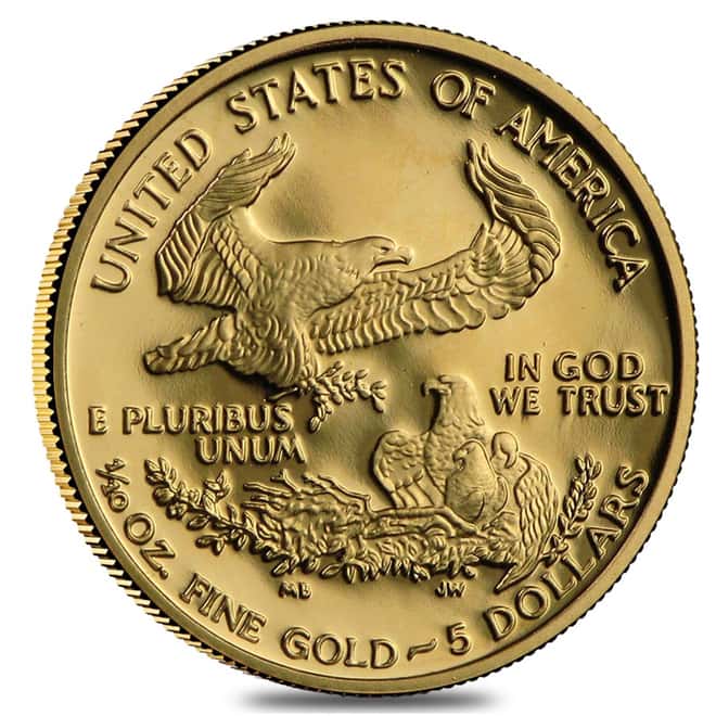 2004-W 1/10 oz $5 Proof Gold American Eagle (w/Box & COA)