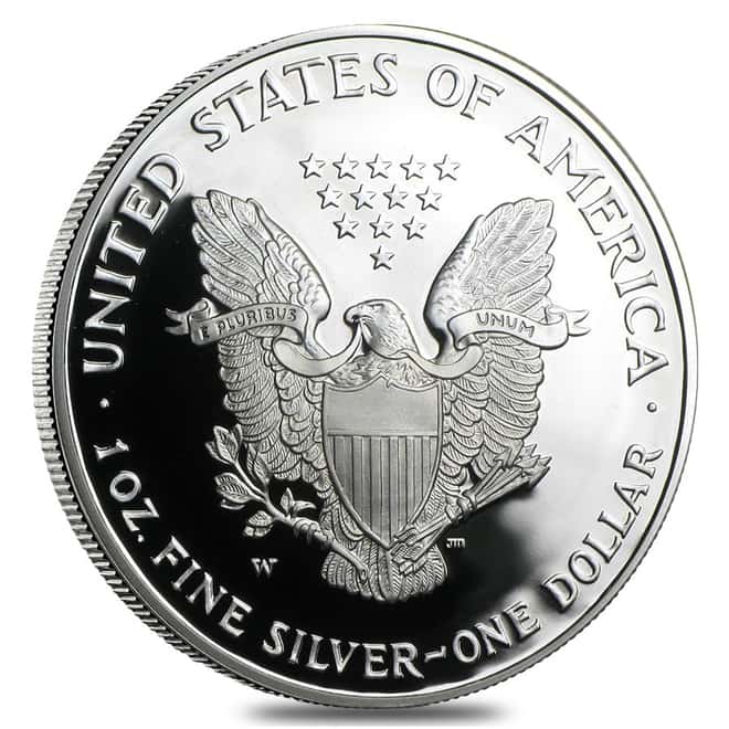 2002-W 1 oz Proof Silver American Eagle (w/Box & COA)