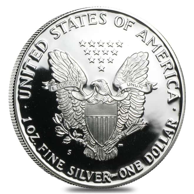 1991-S 1 oz Proof Silver American Eagle (w/Box & COA)