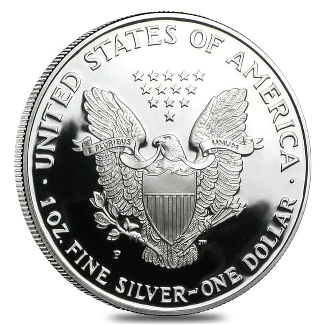 2000-P 1 oz Proof Silver American Eagle (w/Box & COA)