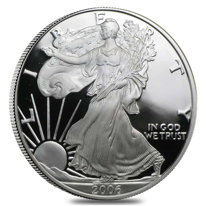 2006-W 1 oz Proof Silver American Eagle (w/Box & COA)