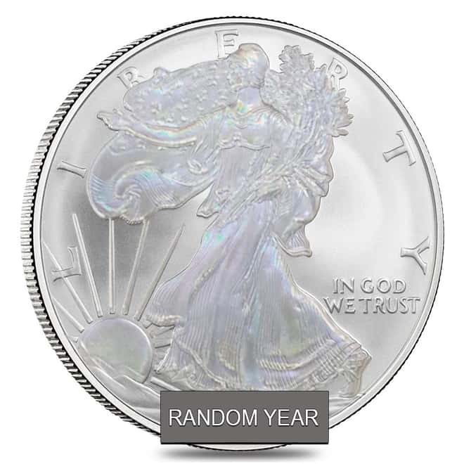 1 oz Silver American Eagle $1 Holographic Coin (Random Year)