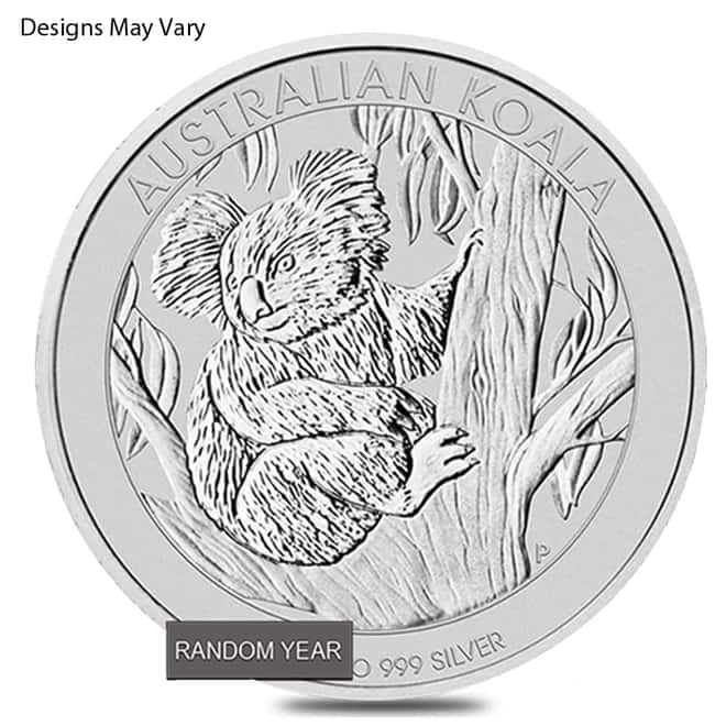 1 Kilo Silver Australian Koala Perth Mint BU (Random Year)