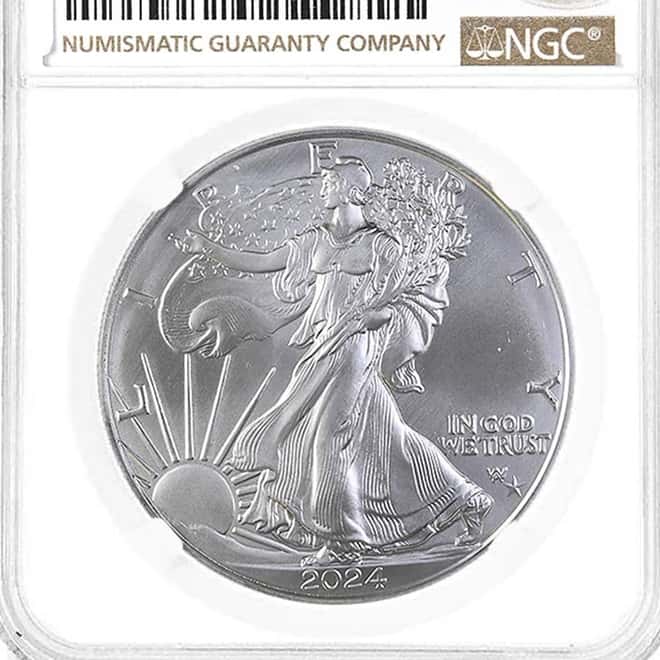 2024 (P) Star Privy 1 oz Silver American Eagle NGC MS 69 Mint Error